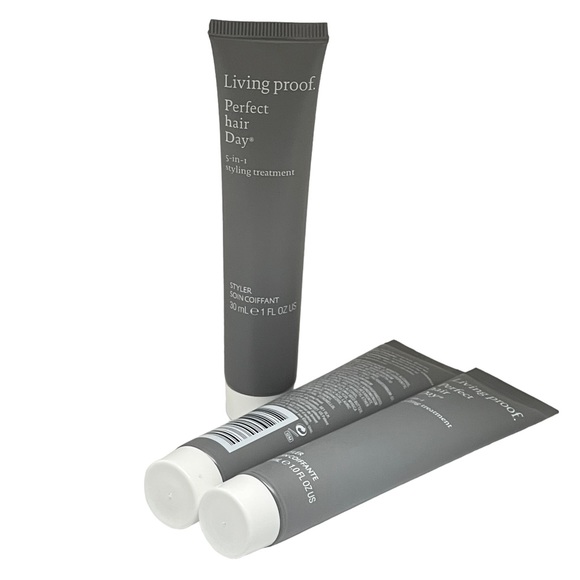 new Living Proof 𖤐 Perfect Hair Day™ 5-in-1 Styling Treatment 𖤐 Luxury Travel - Picture 14 of 16